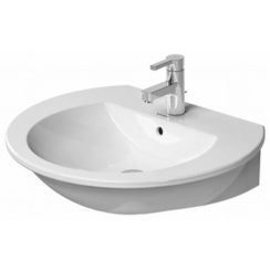 Duravit Darling New waschbecken 55x48 cm halbrund klassisch weiß 2621550000