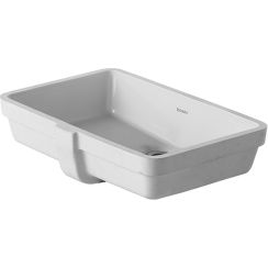 Duravit Vero waschbecken 48.5x31.5 cm rechteckig unterblattig weiß 03304800001