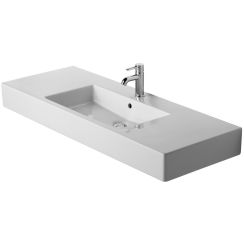 Duravit Vero waschbecken 125x49 cm rechteckig Möbel weiß 03291200001