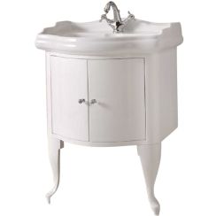 Kerasan Retro Kabinett 58.5x52x77 cm Unterschrank stehend weiß 7361K6