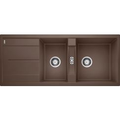 Blanco Metra 8 S Granitspüle 116x50 cm braun 515048