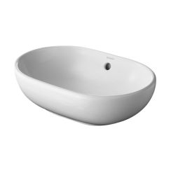 Duravit Foster waschbecken 49.5x35 cm oval nabla-förmig weiß 03355000001
