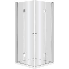 Deante Kerria Dusche 80x80 cm quadratisch chrom Glanz/durchsichtiges Glas KTK_042P