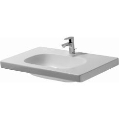 Duravit D-Code waschbecken 85x48 cm rechteckig klassisch weiß 03528500002