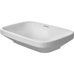 Duravit DuraStyle waschbecken 60x38 cm rechteckig nabla-förmig weiß 03496000001