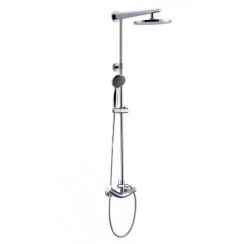 Blue Water Rogo Duschset Wandmontage mit Regenbrause chrom ROG-ZKPN.400C