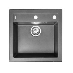 Alveus Formic granitspüle 52x51 cm schwarz 4402091