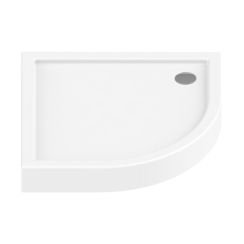 New Trendy Columbus Halbrunde Duschwanne 90x90 cm weiß B-0103