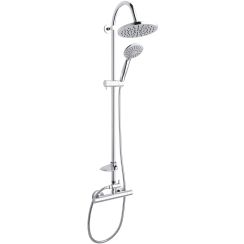 Ferro Trinity Duschset Wandmontage mit Thermostat chrom NP71-TRM7U