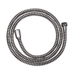 Invena Superflex Duschschlauch 150 cm chrom-schwarz AW-30-JT6