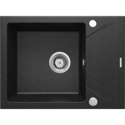 Deante Evora granitspüle 59x44 cm grau/graphit/onyx ZQJ_211A