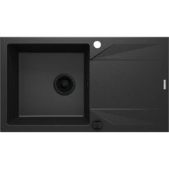 Deante Evora Granitspüle 78x44 cm grau/graphit/onyx ZQJ_G113