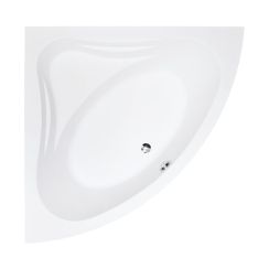 Besco Mia Eckbadewanne 140x140 cm linksseitig weiß #WAM-140-NS