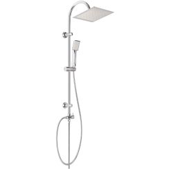 Invena Florina Duschset Wandmontage mit Regenbrause chrom AU-30-001