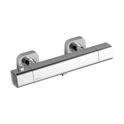 Ravak 10° Duschbatterie Wandmontage mit Thermostat chrom X070102
