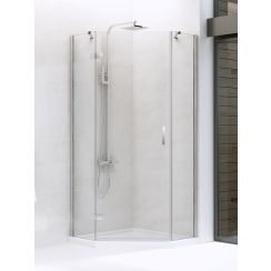 New Trendy New Azura Dusche 90x90 cm chrom Glanz/durchsichtiges Glas K-0337
