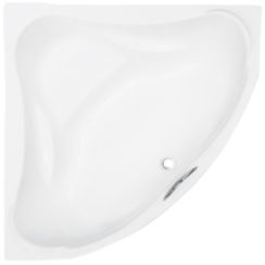 Besco Ewa Eckbadewanne 134x134 cm linksseitig weiß #WAE-135-NS