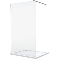 Oltens Vida Duschwand 140 cm chrom Glanz/durchsichtiges Glas 22005100
