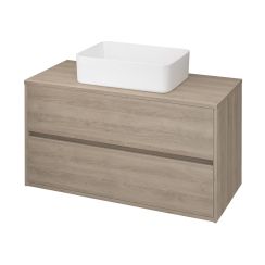 Cersanit Crea Kabinett 99x45x53 cm Unterschrank hängend eiche S924-012