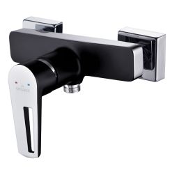 Cersanit Mille duschbatterie Wand chrom-schwarz S951-034