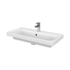 Cersanit Moduo Waschbecken 80x38 cm rechteckig Klassisch-Möbel weiß glanz K116-012