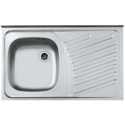 Genesis Primal Stahlspüle 80x50 cm stahl 1009483