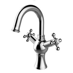 Besco Retro waschbeckenhahn stehend chrom BU-RII-CH