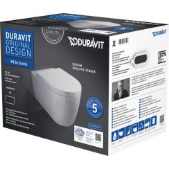Duravit ME by Starck wc-schüssel mit absenkautomatik-sitz hängend Rimless weiß 45290900A1