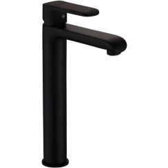 Invena Siros waschbeckenhahn stehend schwarz BU-90-W04