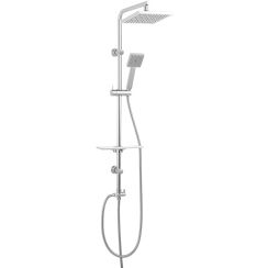 Ferro Amigo VerdeLine Duschset Wandmontage mit Regenbrause chrom NP26VL