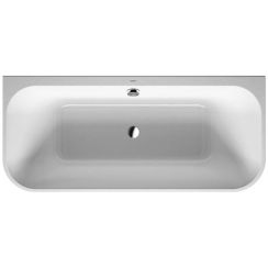 Duravit Happy D.2 Wandmontierte Badewanne 180x80 cm rechteckig weiß 700451800000000