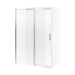 Excellent Rols Duschwand 80 cm chrom Glanz/durchsichtiges Glas KAEX.2626.800.LP