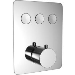 Excellent Krotos badewannen- und duscharmatur Unterputz mit Thermostat chrom AREX.8046CR
