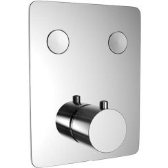 Excellent Krotos badewannen- und duscharmatur Unterputz mit Thermostat chrom AREX.8045CR
