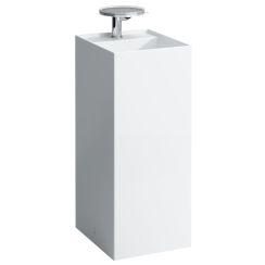 Laufen Kartell Waschbecken 43.5x37.5 cm rechteckig Freistehend weiß glanz H8113310001121