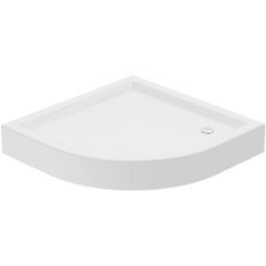 New Trendy Halbrunde Duschwanne 90x90 cm weiß BL-0008