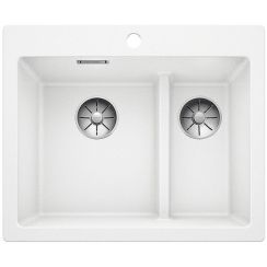 Blanco Pleon 6 Split Granitspüle 61.5x51 cm weiß 521693