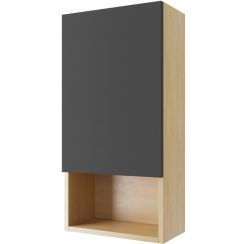 Excellent Tuto Kabinett 40x21.8x80 cm Seitenschrank hängend grau-eiche MLEX.0107.400.BLGR