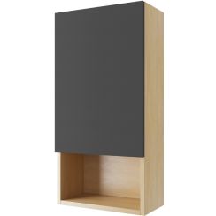 Excellent Tuto Kabinett 40x21.8x80 cm Seitenschrank hängend grau-eiche MLEX.0105.400.BLGR