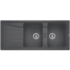 Blanco Sona 8 S Granitspüle 116x50 cm grau/graphit/onyx 519699