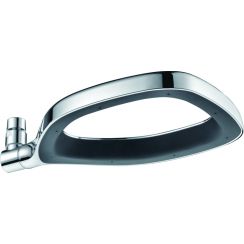 Blue Water Kopfbrause 27.5x19.5 cm chrom-schwarz BW-DCO.C.2820