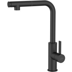 Invena Preto küchenarmatur stehend schwarz BZ-48-W04