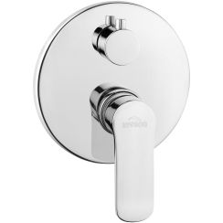 Invena Siros badewannen- und duscharmatur Unterputz chrom BP-90-CO2