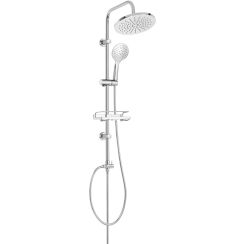 Invena Corso Duschset Wandmontage mit Regenbrause chrom AU-23-001