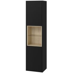 Excellent Tuto Kabinett 40x32x160 cm Seitenschrank hängend schwarz-eiche MLEX.0201.400.BKBL