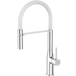 Laveo Pola küchenarmatur stehend chrom-weiß BAP678D