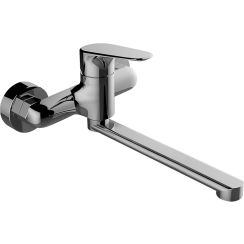 Laveo Rondo küchenarmatur Wand chrom BLX080D
