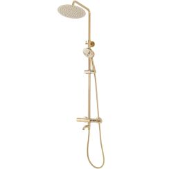 Rea Lungo Badewannen- und Duschset Wandmontage mit Thermostat gold REA-P4114