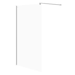 Cersanit Mille Begehbare Duschwand 120 cm chrom Glanz/durchsichtiges Glas S161-002