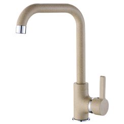 Laveo Lena küchenarmatur stehend beige BKU465D